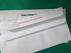 Private envelopes