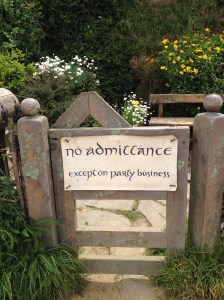 No Admittance except on party business